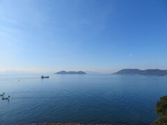 瀬戸内海 与島PAより