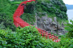 天に昇る朱の鳥居 天に昇る朱の鳥居