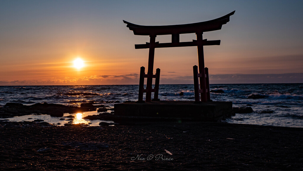 海の鳥居