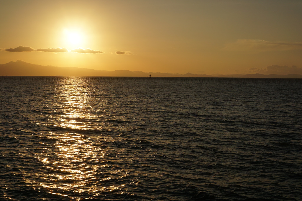 有明海夕焼け