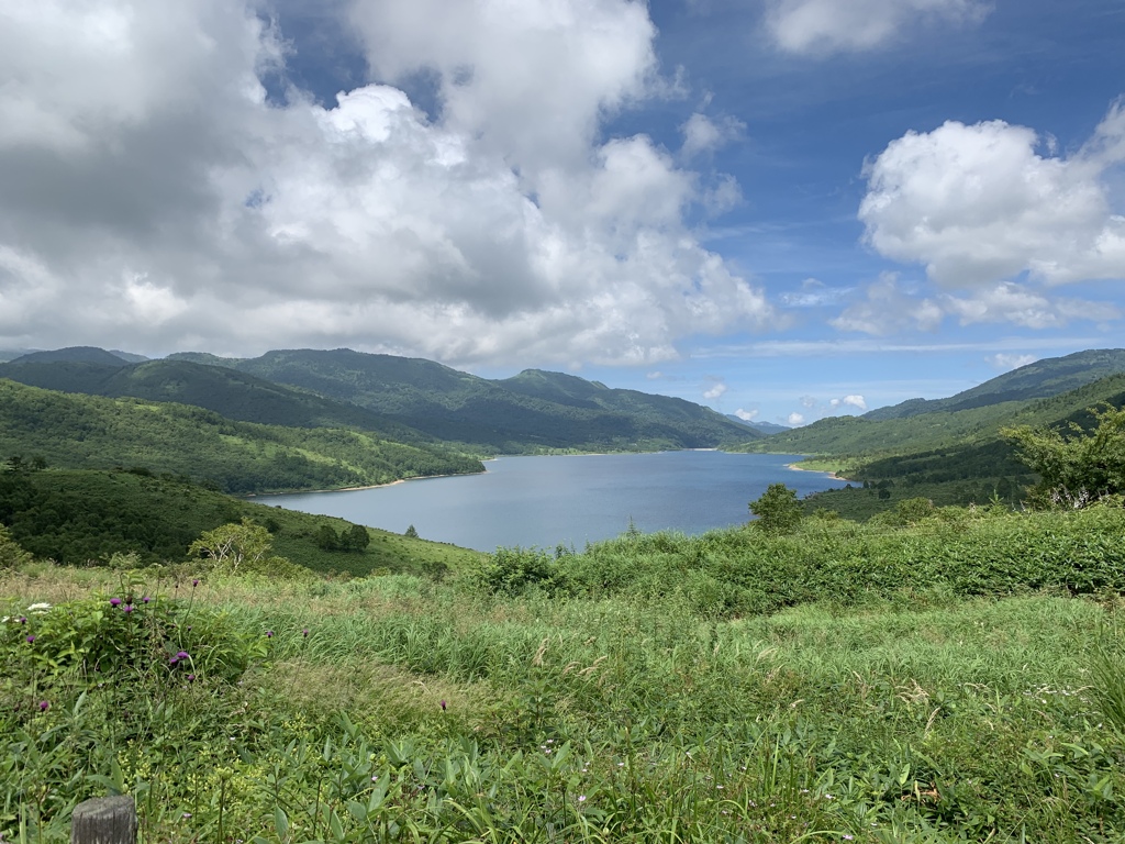 夏の野反湖