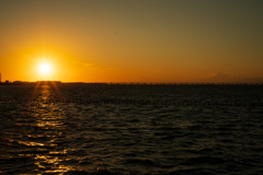 夕日