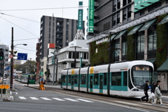 市電の渋滞