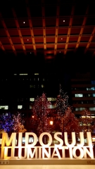 『難波神社』御堂筋イルミネーションロゴ③