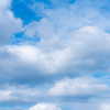 青い空、雲の様々な層１　－　空シリーズ