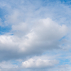 青い空、雲の様々な層３　－　空シリーズ