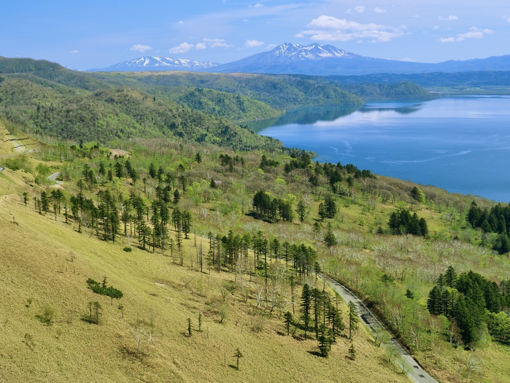 美幌峠からの斜里岳