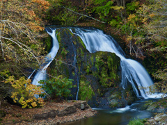 於兎牛沢川の滝　全景