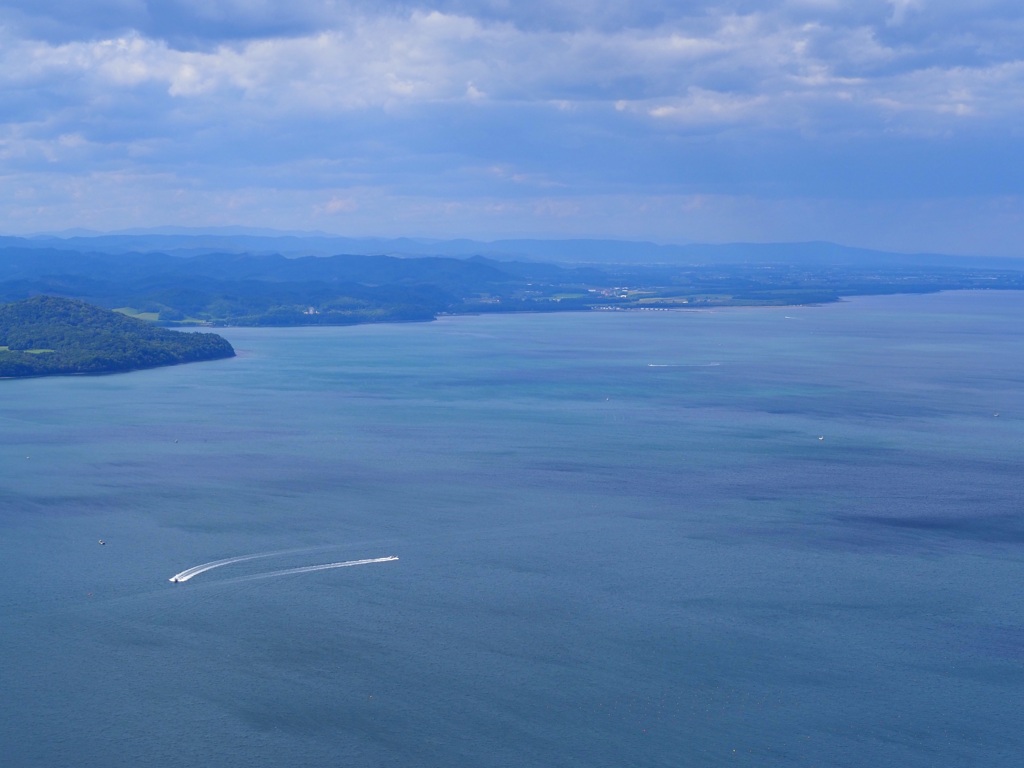 サロマ湖展望台から