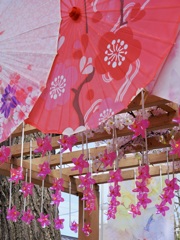 神社も春