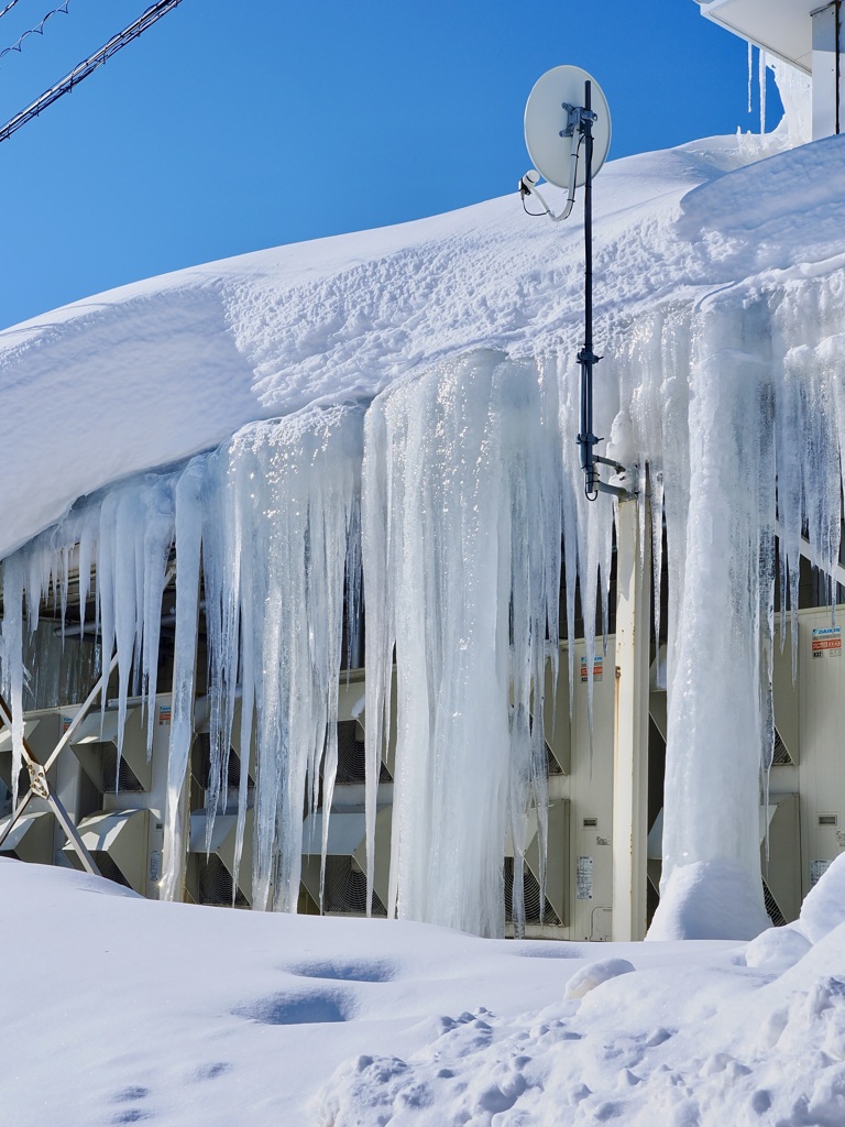 まるで氷瀑