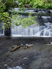 恵庭渓谷　ラルマナイの滝