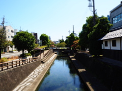 大垣　水門川