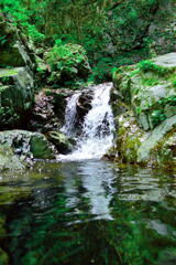 払沢の滝(手前)