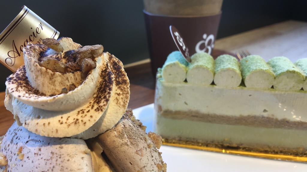 ほうじ茶と抹茶