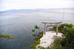 琵琶湖の中の島 竹生島