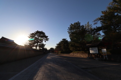 秋の法隆寺