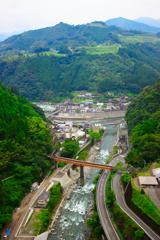 View from top of the bridge