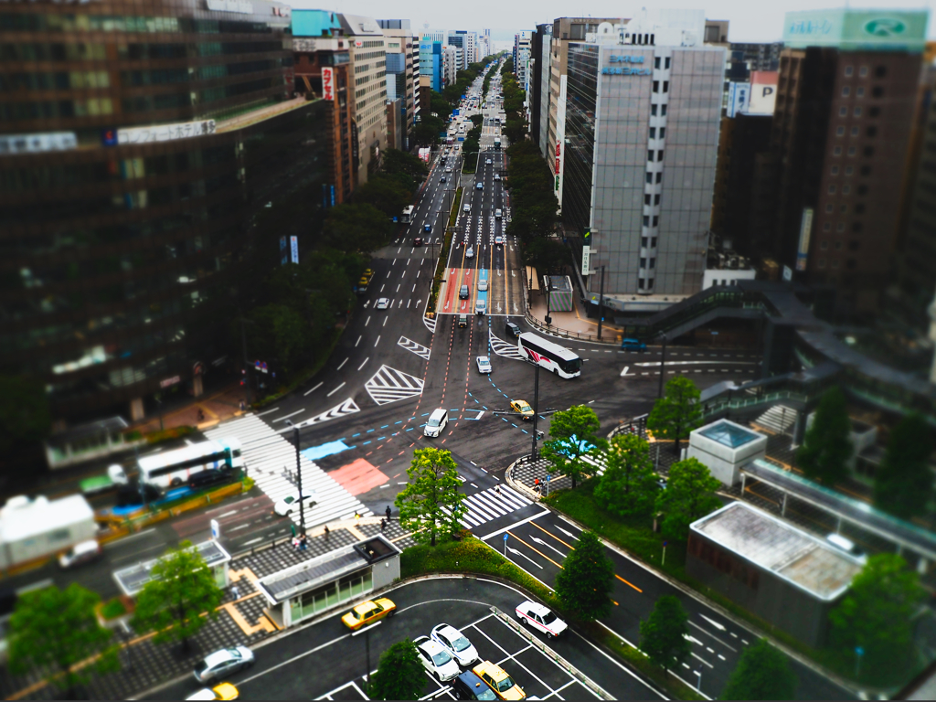 Taihaku-dori Avenue.