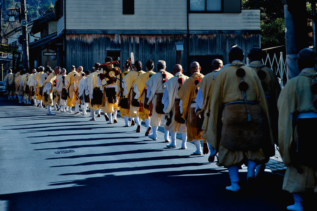 Monks march