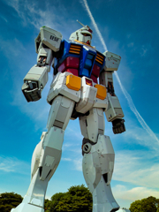 GUNDAM stand on The ground !!