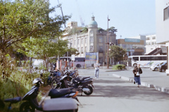 古く丸い屋根の建物