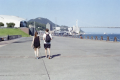 唐戸市場の外人さんお二人