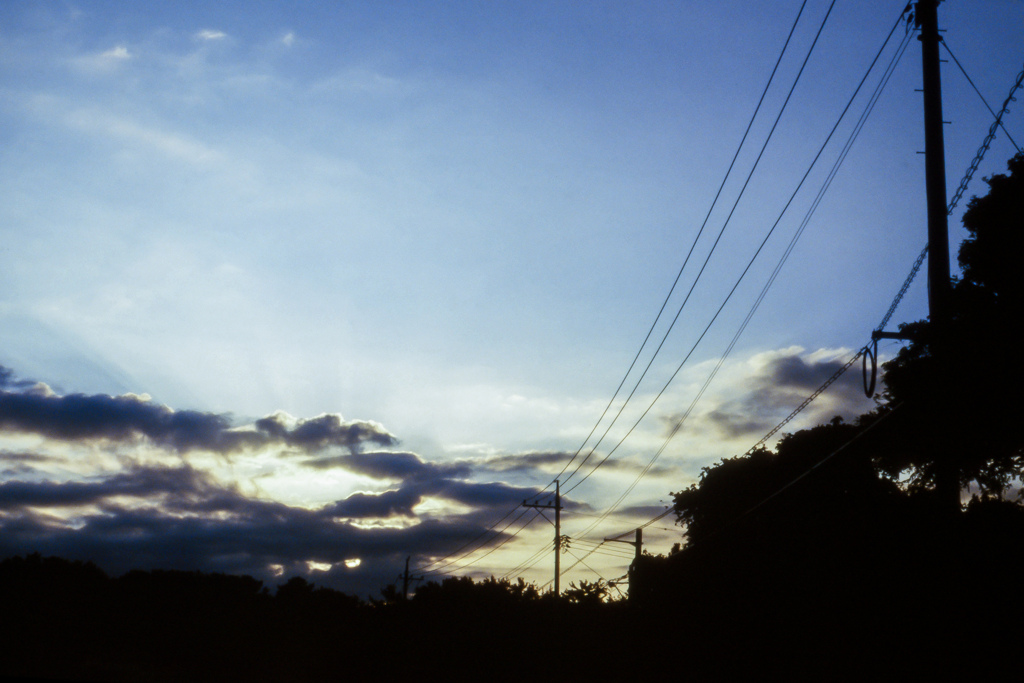 秋の夕暮れ