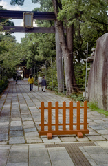 小倉城に隣接する神社