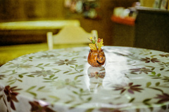 休憩所のテーブル小物