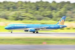 流し撮り（成田空港）
