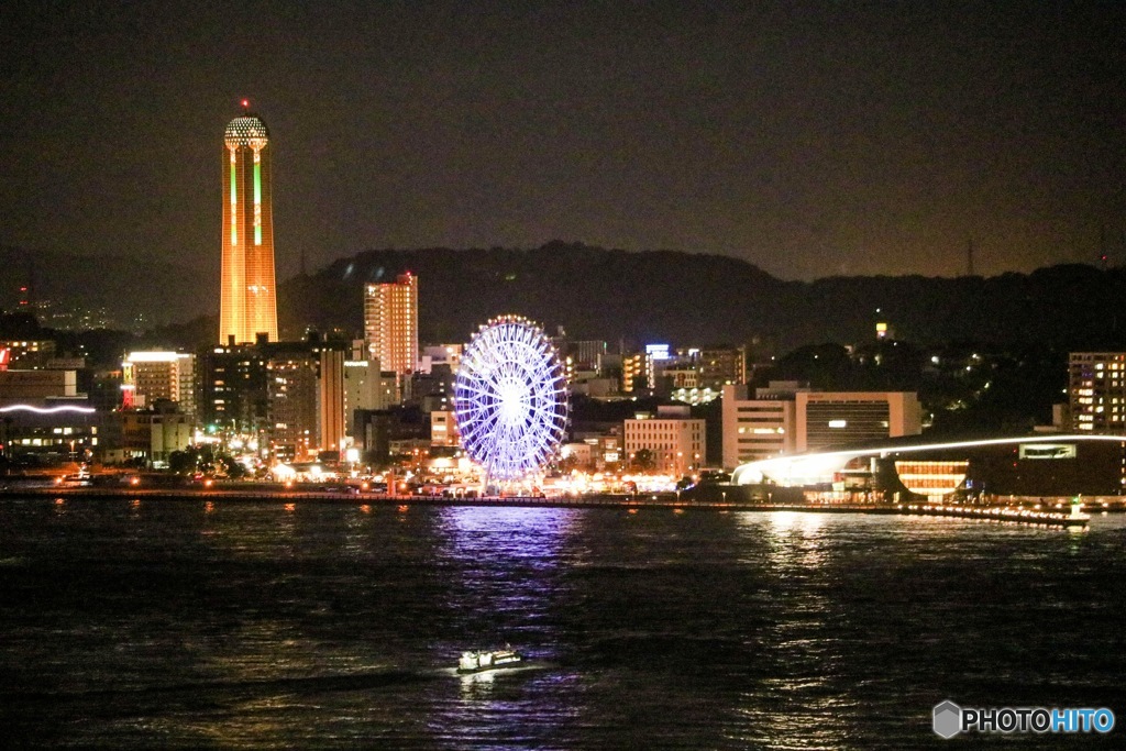 対岸から見た下関②