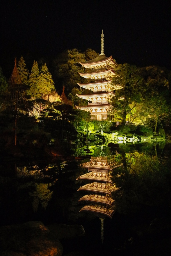 瑠璃光寺 五重塔⑦