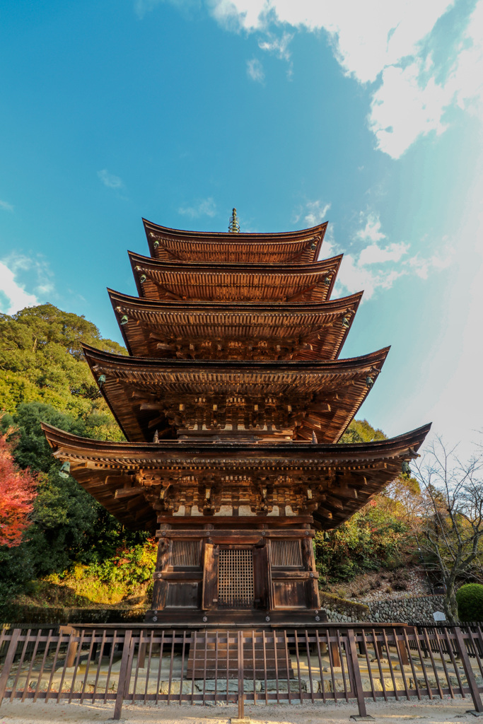 瑠璃光寺 五重塔③