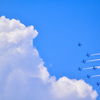 初夏の空を征く