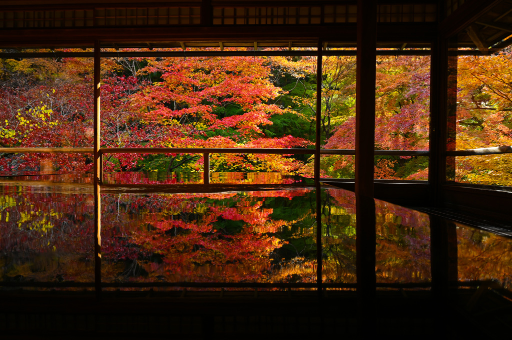 燃える瑠璃光院