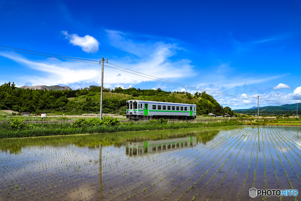 緑と鉄道 〜田植え篇