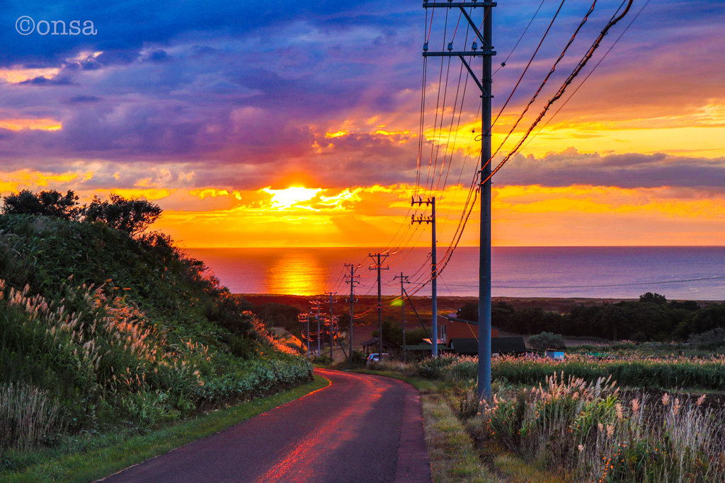 晩夏の夕暮れ