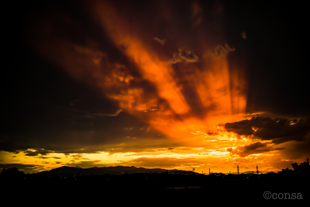 丹沢・大山夕景