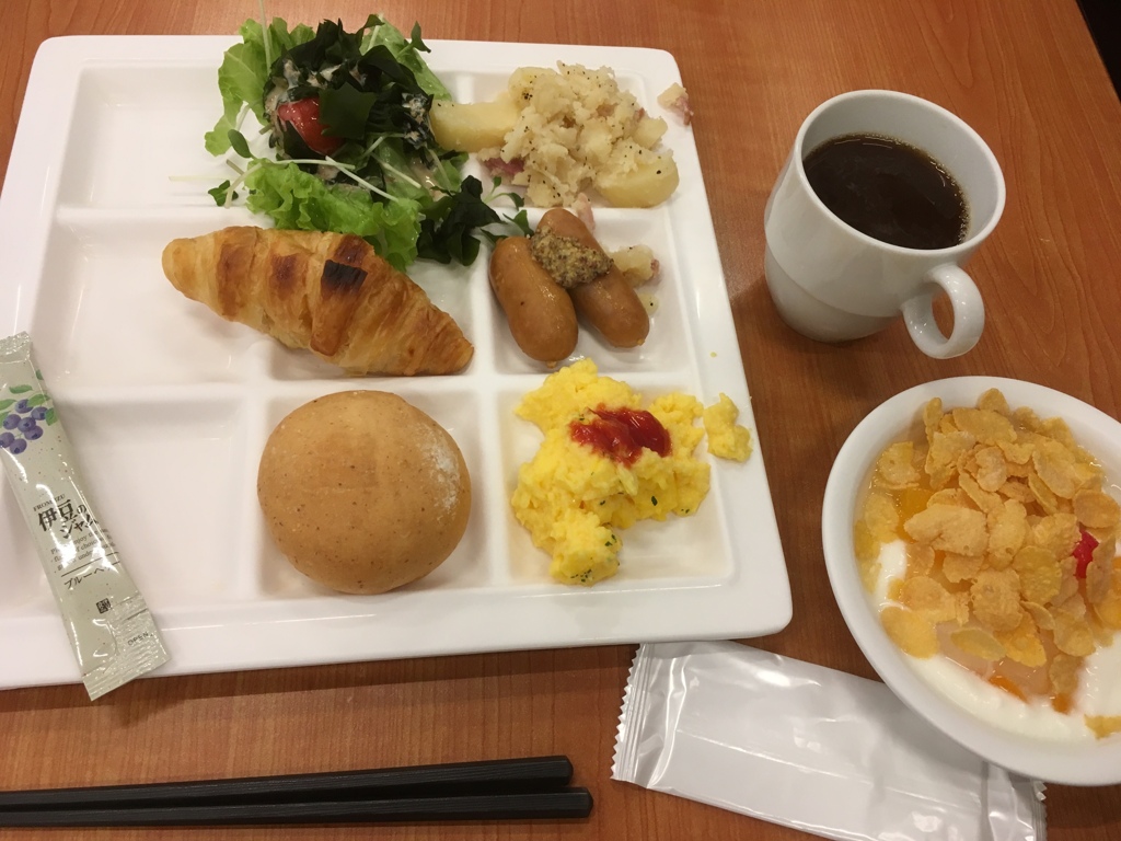 上田館の朝食