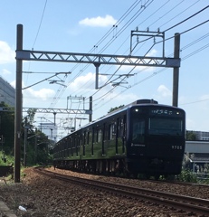 相鉄線かしわ台駅にて。