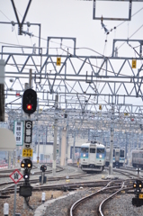 しなの鉄道　長野色、入線!!①