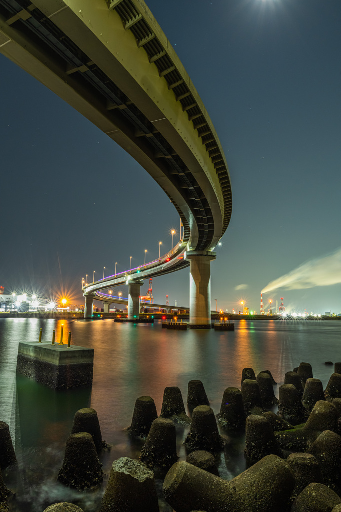 工場夜景
