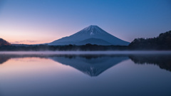 富士山の朝