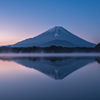 富士山の朝