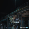 夜の跨線橋
