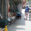 シマちゃんの商店街、日曜日。