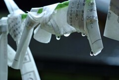 雨の神社　壱