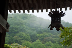 雨の山寺　参