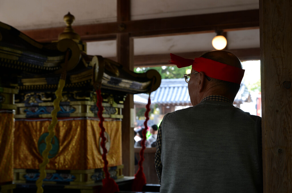 祭り　背中で語る男たち壱